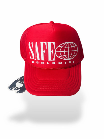 SAFE WORLDWIDE - MEMBERS TRUCKER- VIBRANT RED
